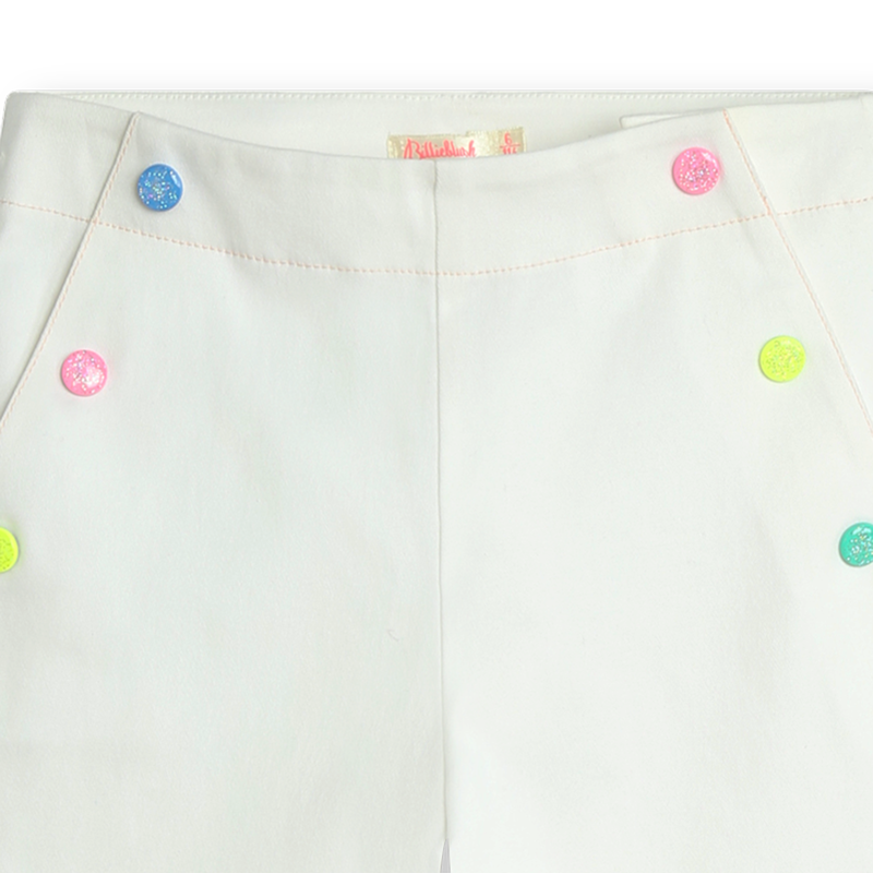 Wide-leg twill pants BILLIEBLUSH 
                    GIRL