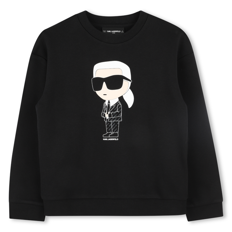 Printed sweatshirt KARL LAGERFELD KIDS 
                    BOY