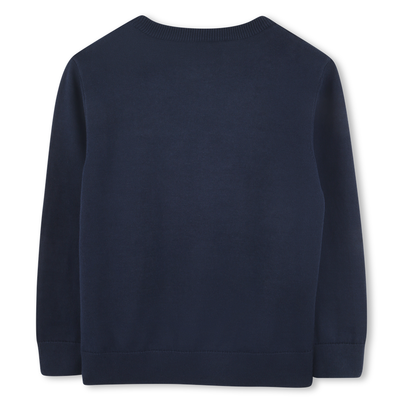 Cotton Knitted Sweater BOSS 
                    BOY