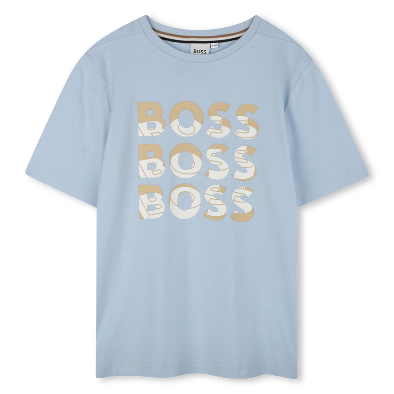 Short-sleeved cotton T-shirt BOSS 
                    BOY