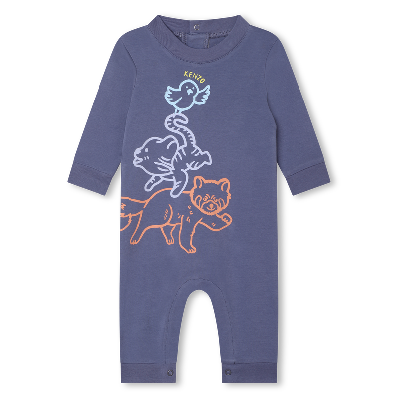 Cotton-rich romper KENZO KIDS 
                    BOY