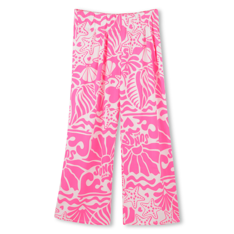 Wide patterned trousers BILLIEBLUSH 
                    GIRL