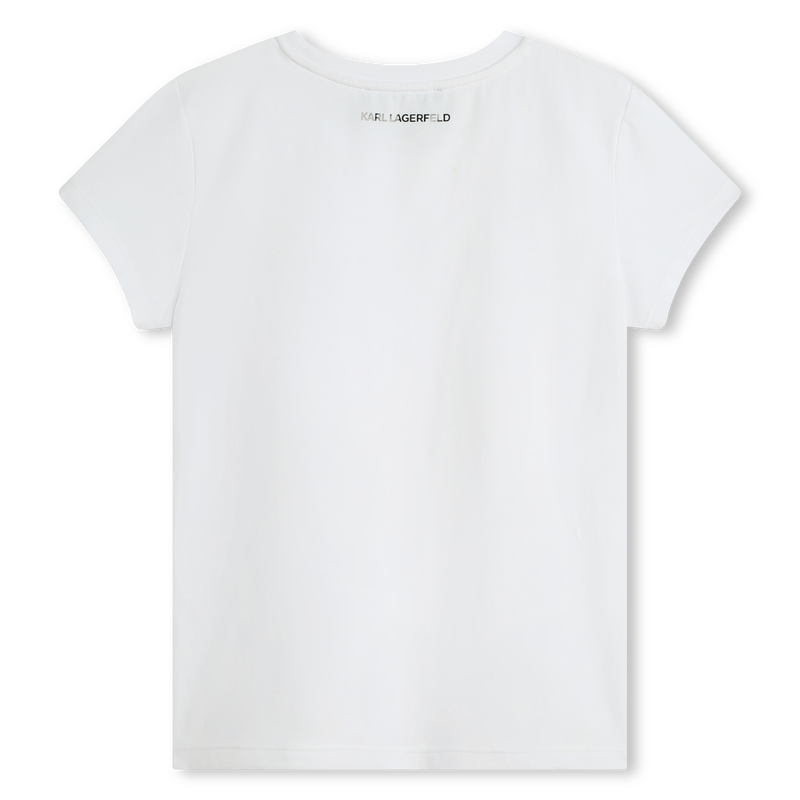 Graphic Print Tee KARL LAGERFELD KIDS 
                    GIRL