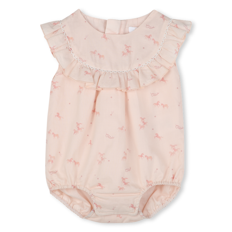 Cotton romper and hat CHLOE 
                    GIRL