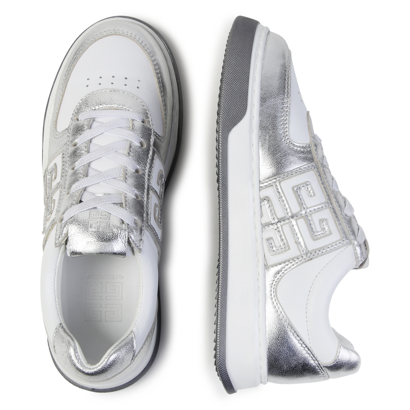 Lace-Up Leather Sneakers GIVENCHY 
                    GIRL