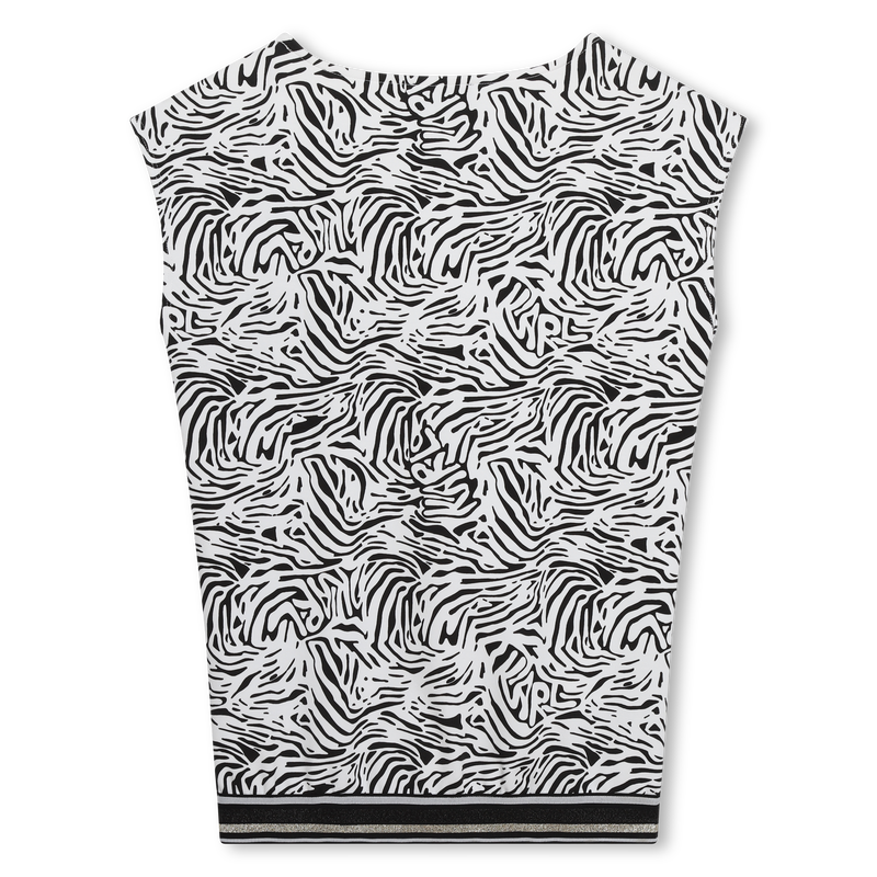 Printed Sweatshirt Dress KARL LAGERFELD KIDS 
                    GIRL