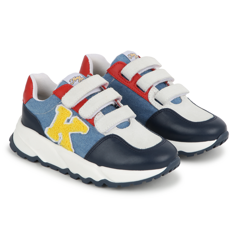 Leather Velcro sneakers KENZO KIDS 
                    UNISEX