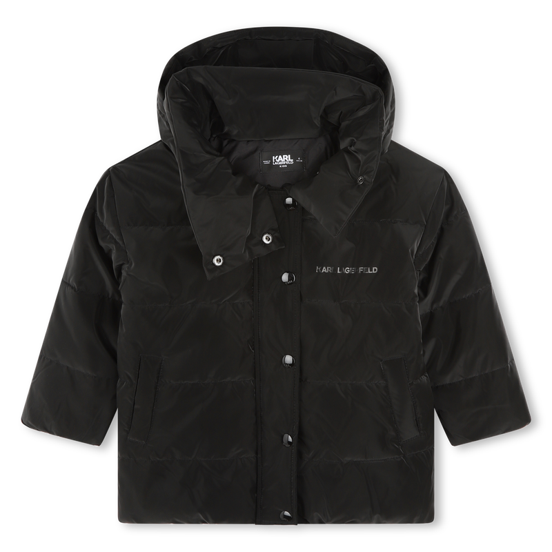 Coated puffer jacket KARL LAGERFELD KIDS 
                    GIRL