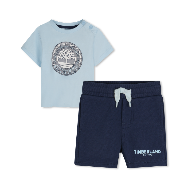 T-shirt and shorts outfit TIMBERLAND 
                    BOY