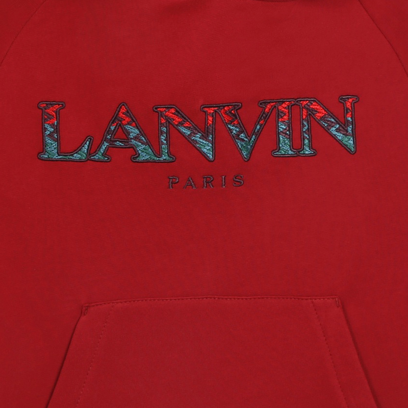 Embroidered Logo Sweatshirt LANVIN 
                    BOY