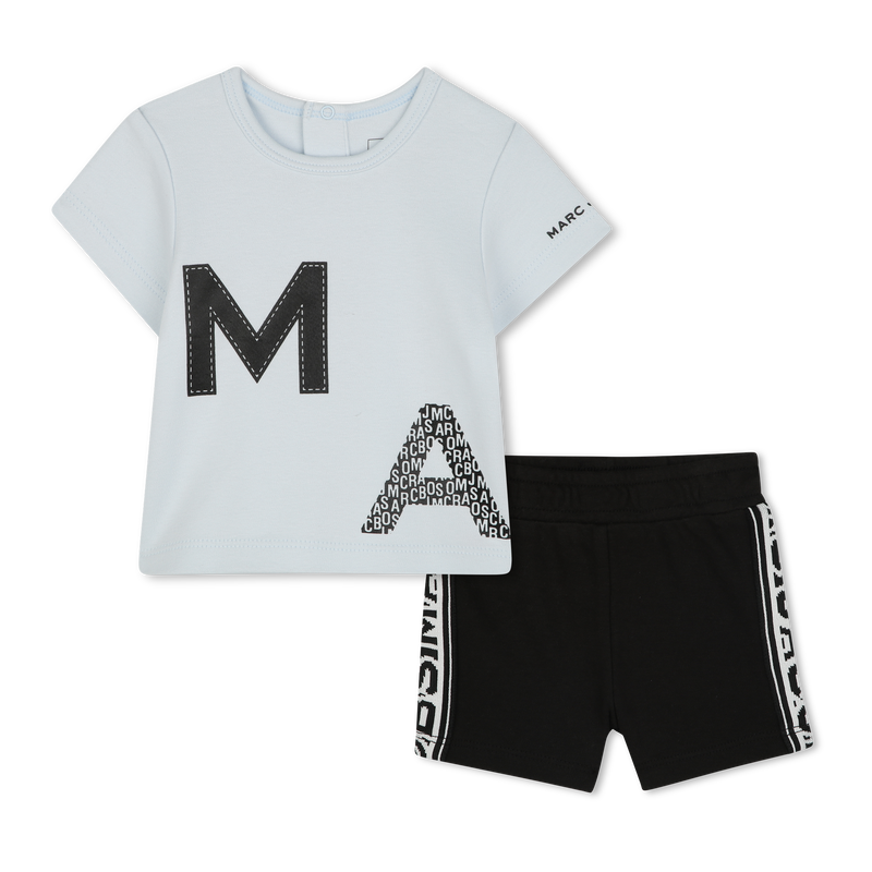 Cotton T-shirt and shorts THE MARC JACOBS 
                    UNISEX