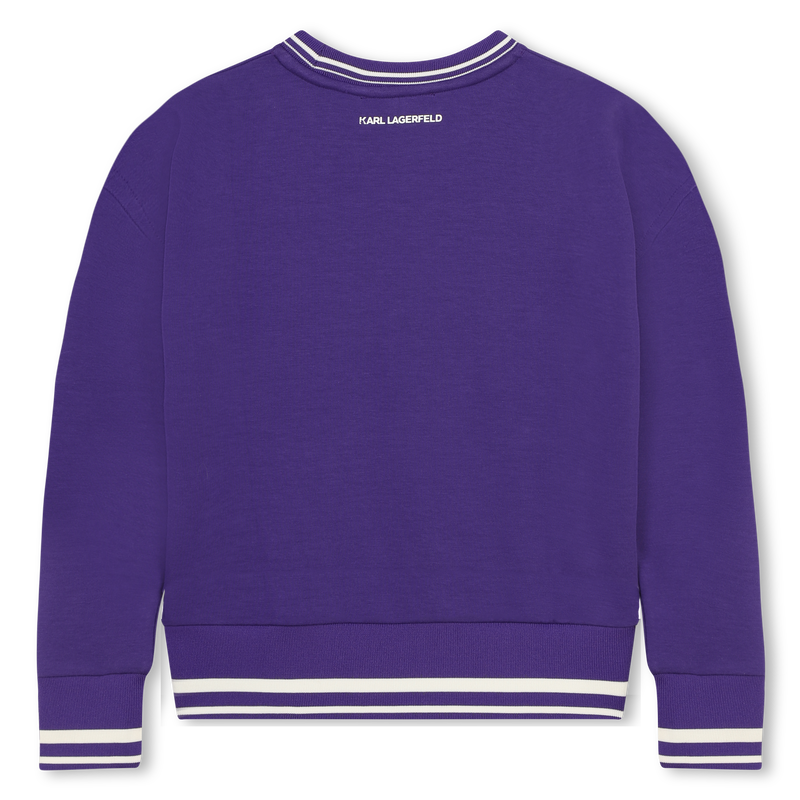 Address Graphic Sweater KARL LAGERFELD KIDS 
                    GIRL