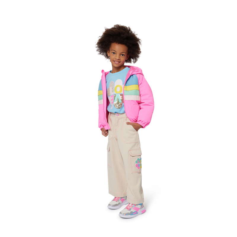Multicolored Puffer Jacket BILLIEBLUSH 
                    GIRL