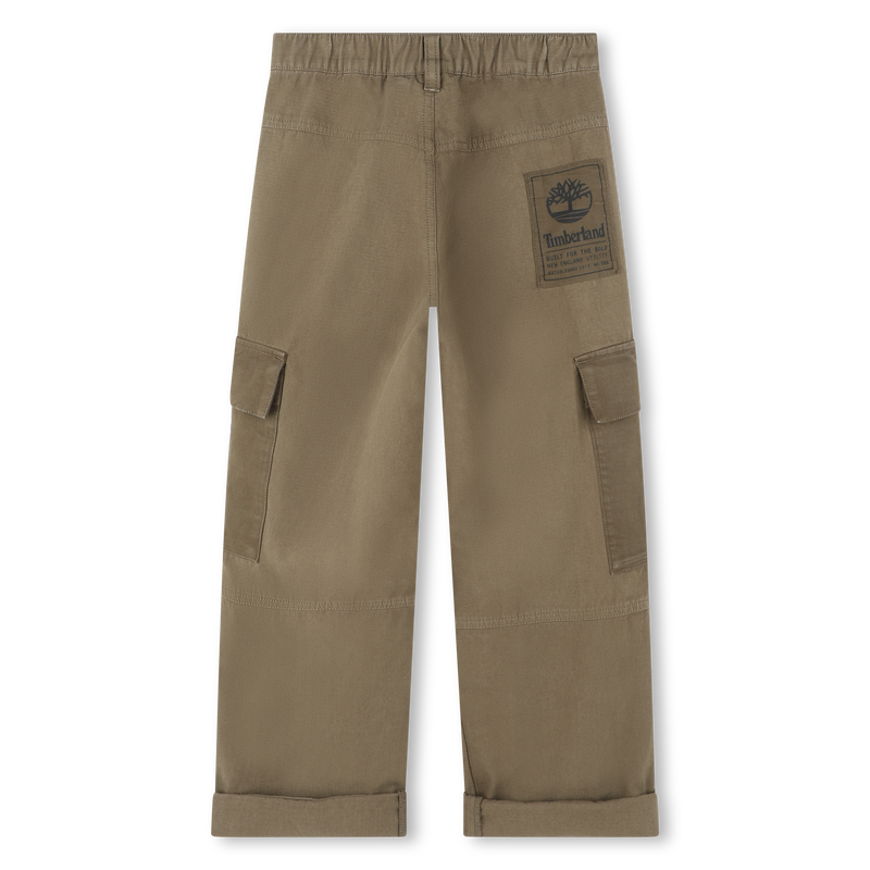 Cotton Multi-Pocket Trousers TIMBERLAND 
                    BOY