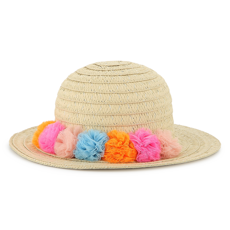 Iridescent pompom sun hat BILLIEBLUSH 
                    GIRL