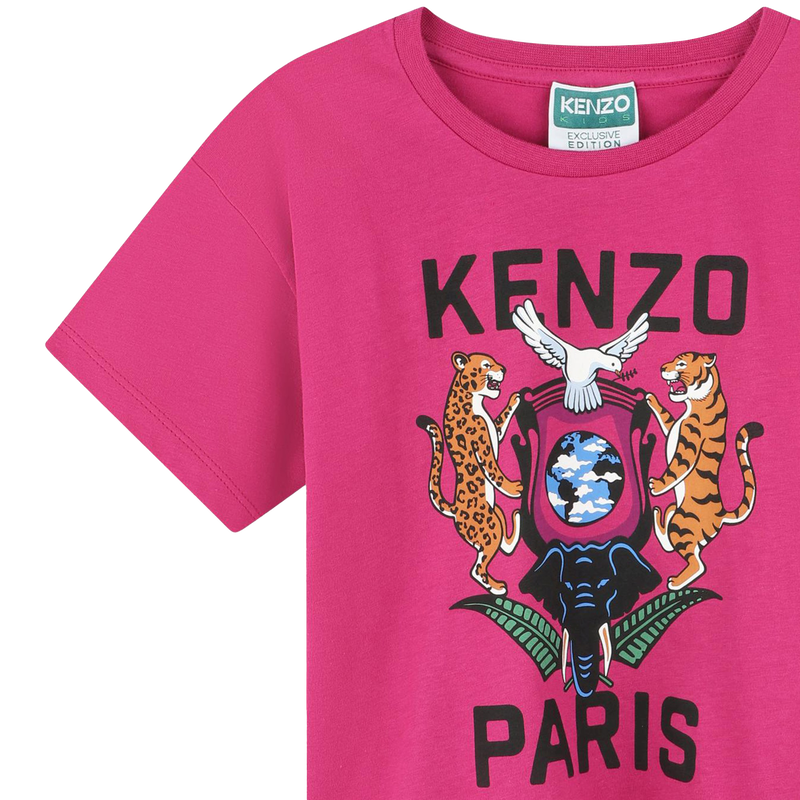 Short-Sleeved T-Shirt KENZO KIDS 
                    GIRL