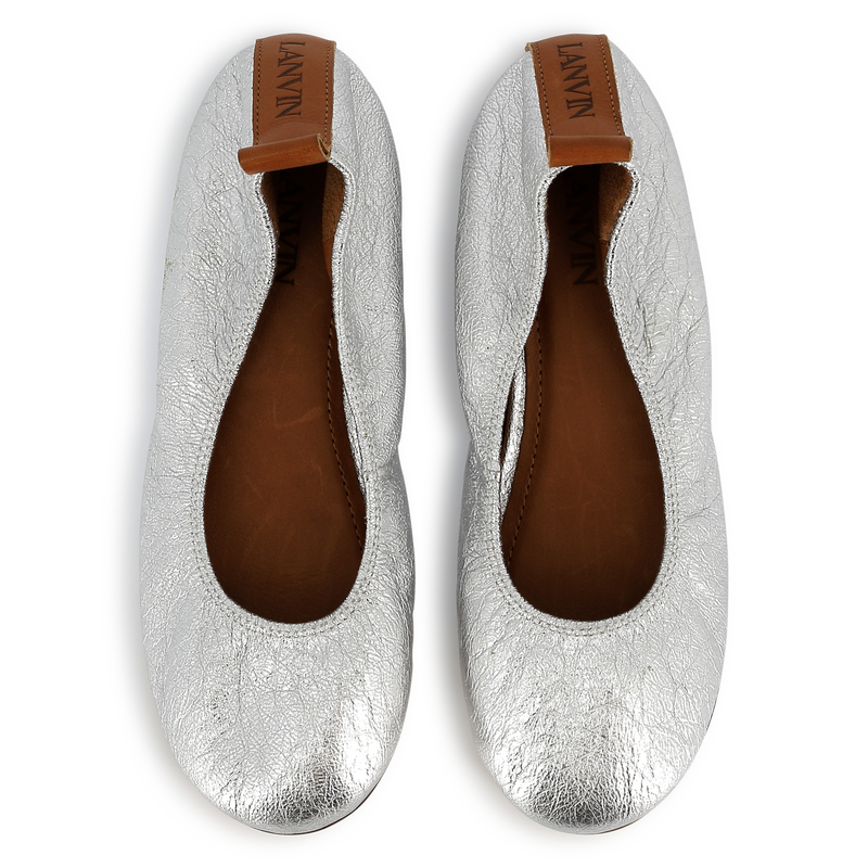 Leather ballet pumps LANVIN 
                    GIRL