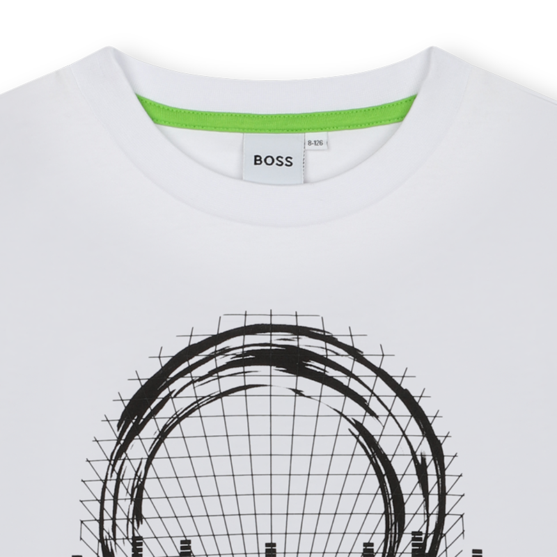 Short-sleeved cotton T-shirt BOSS 
                    BOY