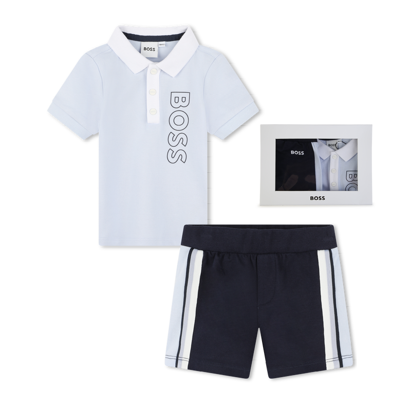Organic Cotton Gift Ensemble BOSS 
                    BOY
