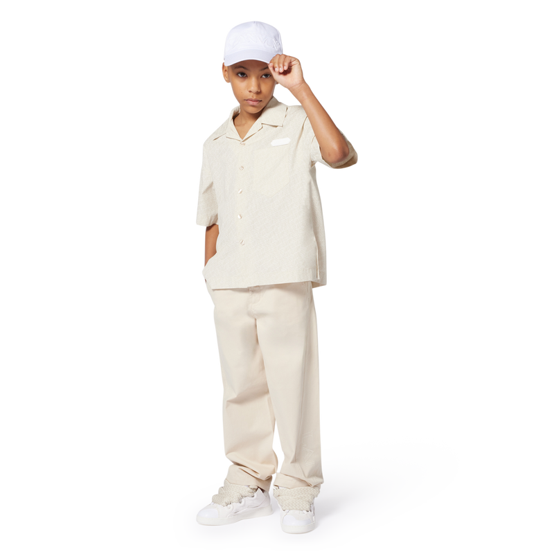Baggy cotton trousers LANVIN 
                    BOY