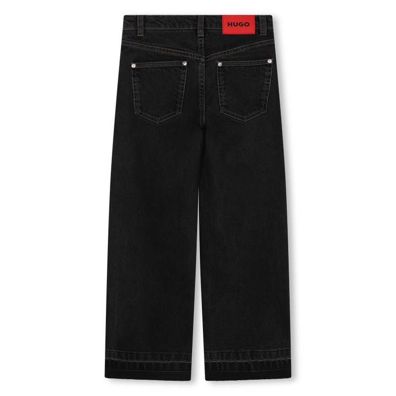 Frayed Edge Relaxed Jeans HUGO 
                    GIRL