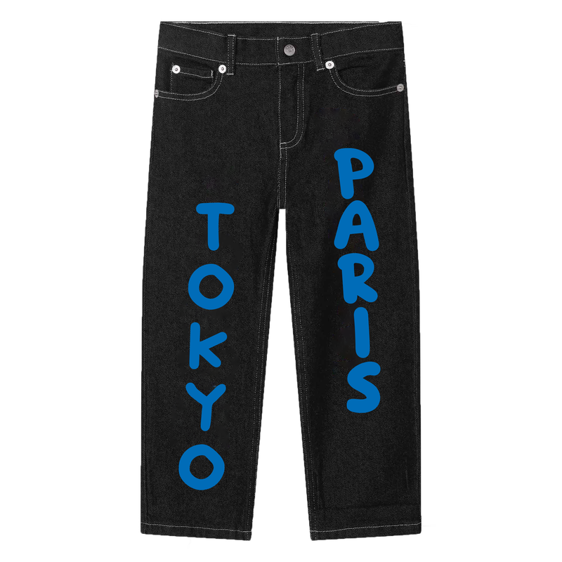 Stretch cotton jeans KENZO KIDS 
                    UNISEX