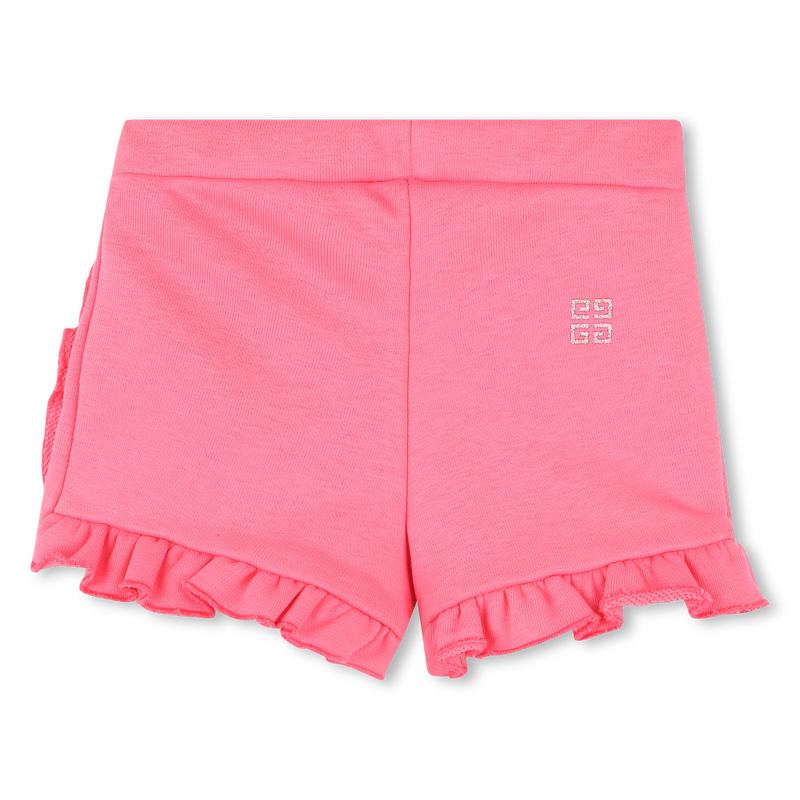 Frilled fleece shorts GIVENCHY 
                    GIRL