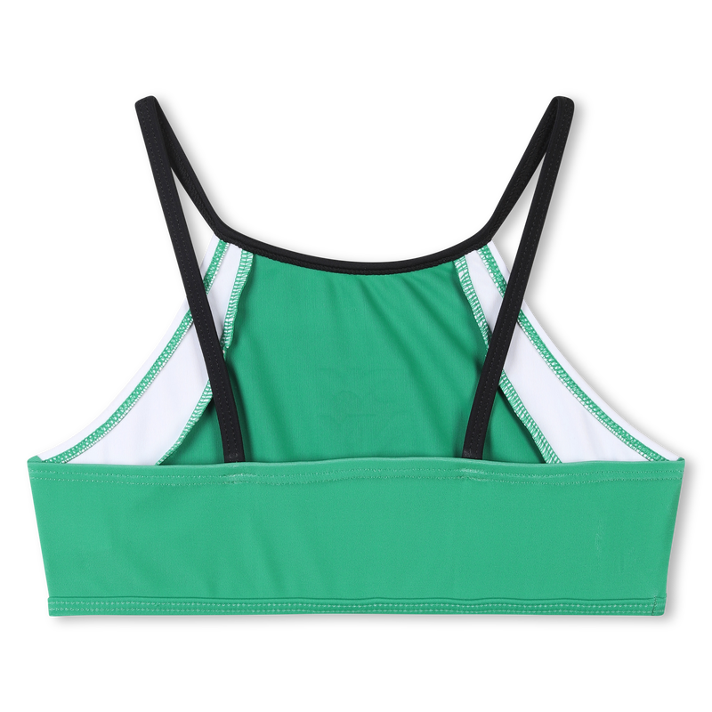 Tricolor two-piece swimsuit DKNY 
                    GIRL