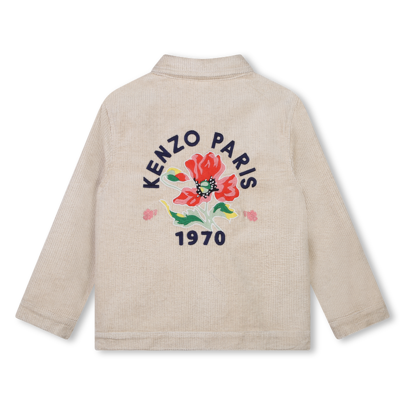 Velvet Press-Stud Jacket KENZO KIDS 
                    GIRL