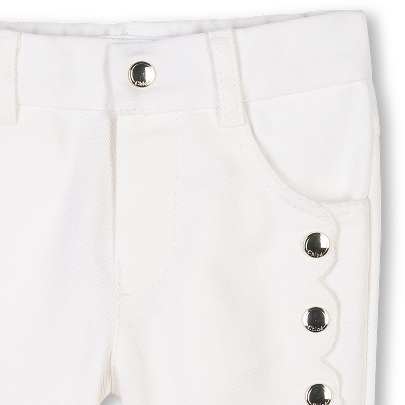 Cotton twill trousers CHLOE 
                    GIRL