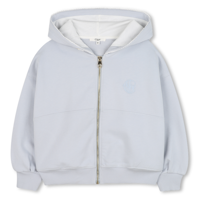 Zip-up hooded fleece cardigan CHLOE 
                    GIRL