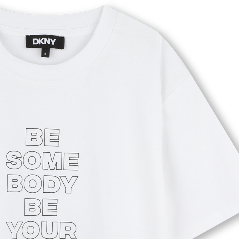 Short-sleeved cotton T-shirt DKNY 
                    GIRL