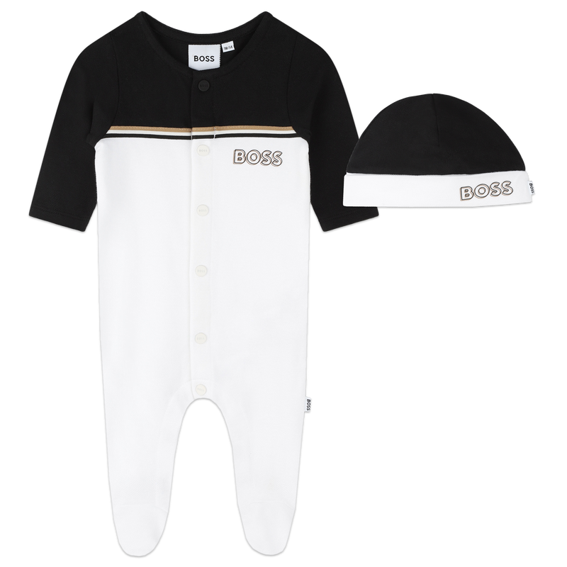 Braid-detail sleep set BOSS 
                    BOY