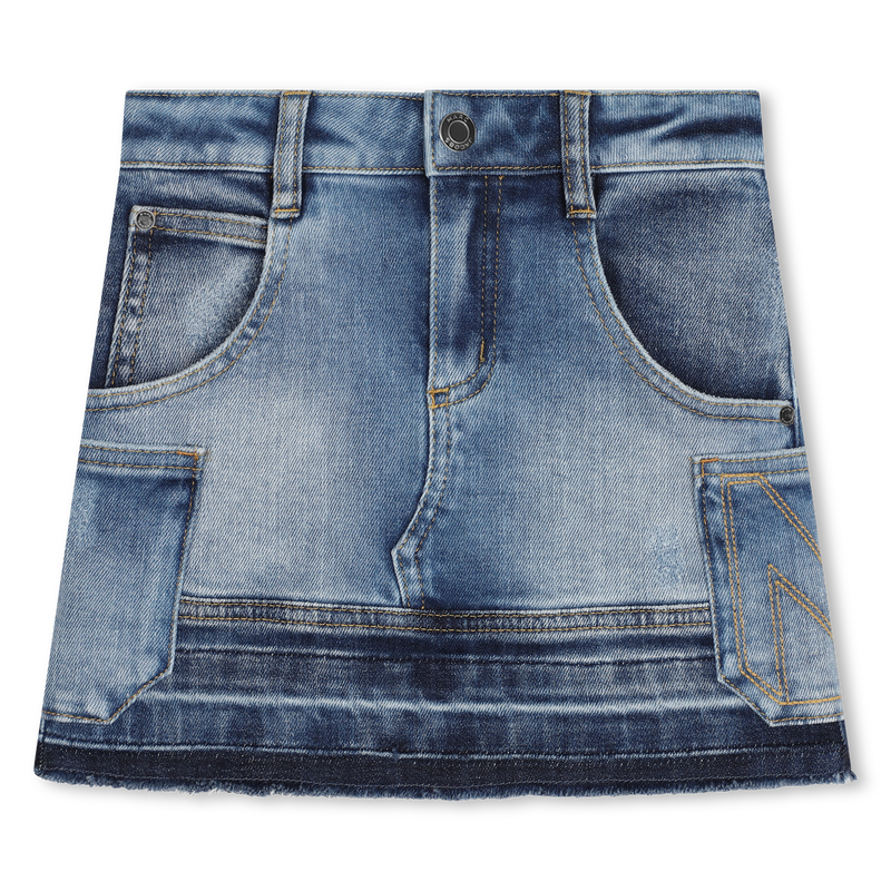 Worn-Look Denim Skirt THE MARC JACOBS 
                    GIRL