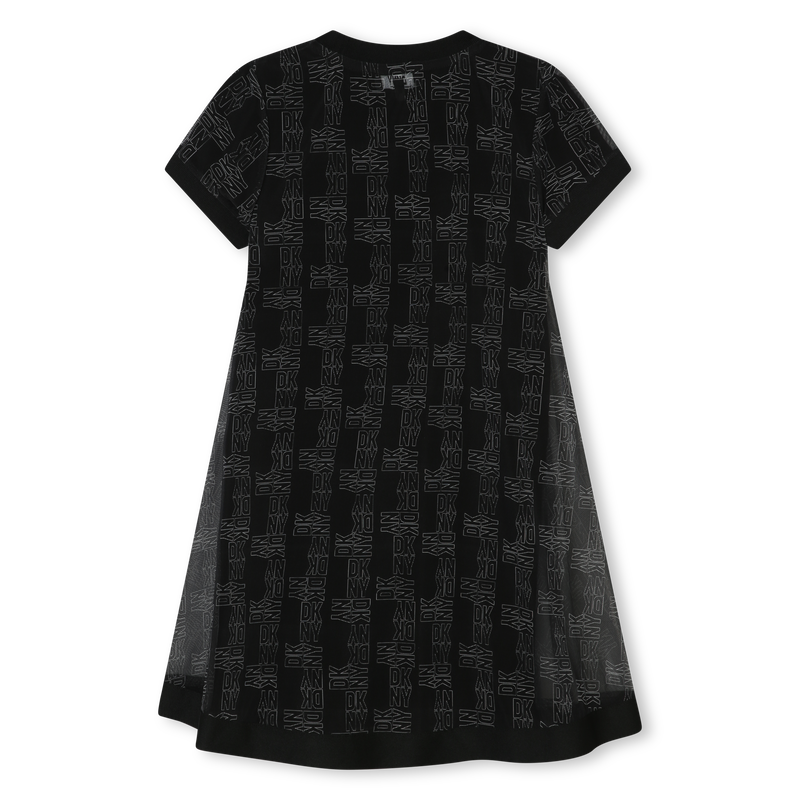 Layered short-sleeved dress DKNY 
                    GIRL