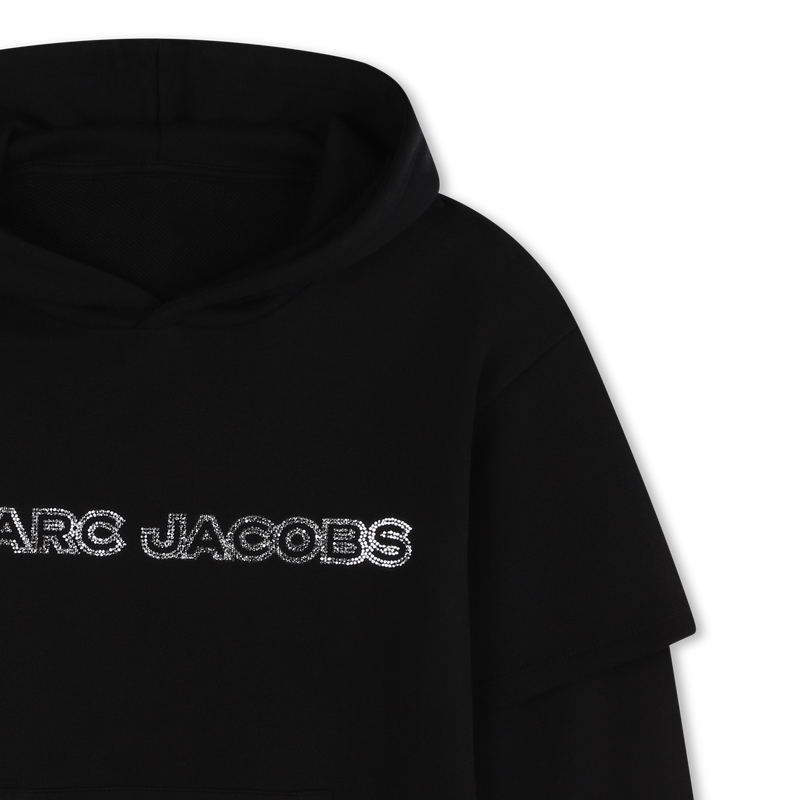 Layered Fleece Dress THE MARC JACOBS 
                    GIRL