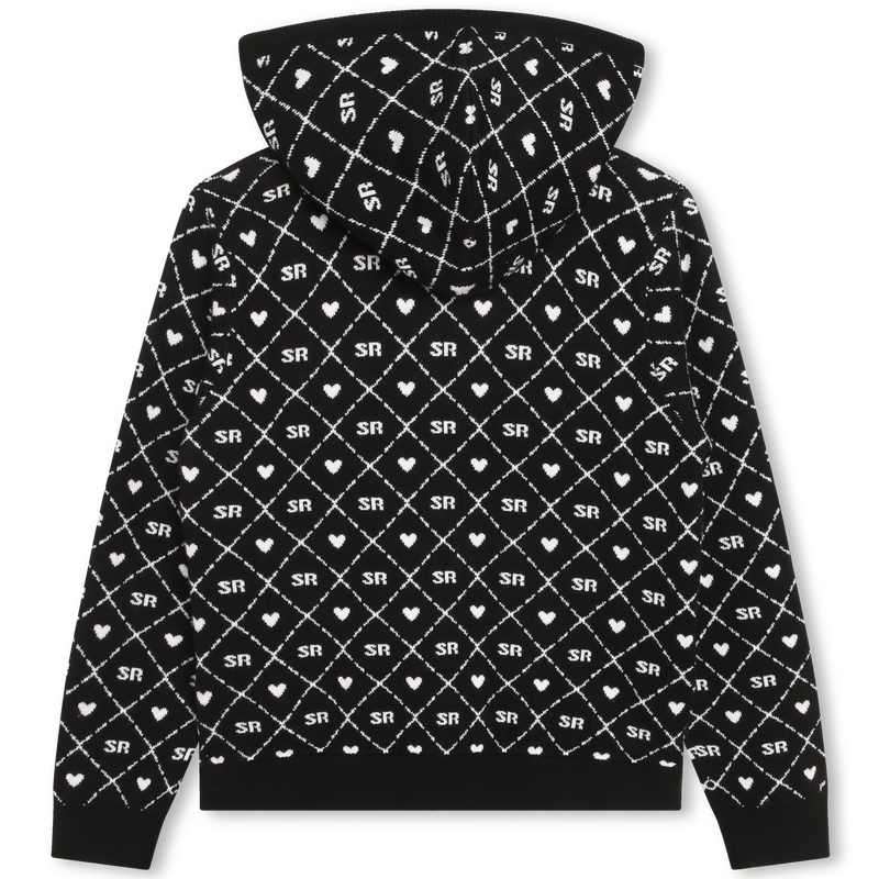 Hooded zipped sweatshirt SONIA RYKIEL 
                    GIRL