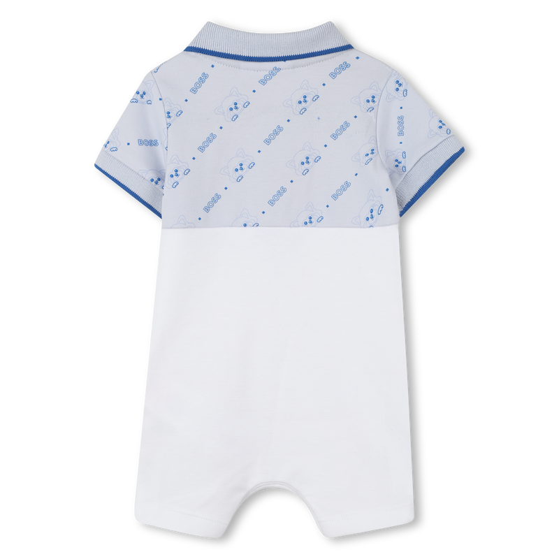 Short polo-neck romper BOSS 
                    BOY