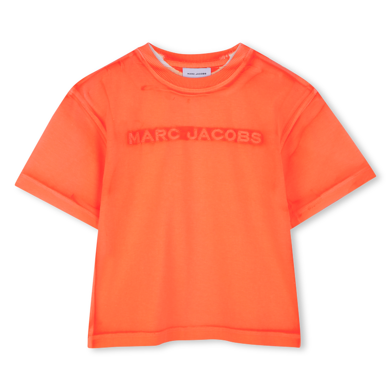 Embroidered cotton T-shirt THE MARC JACOBS 
                    UNISEX