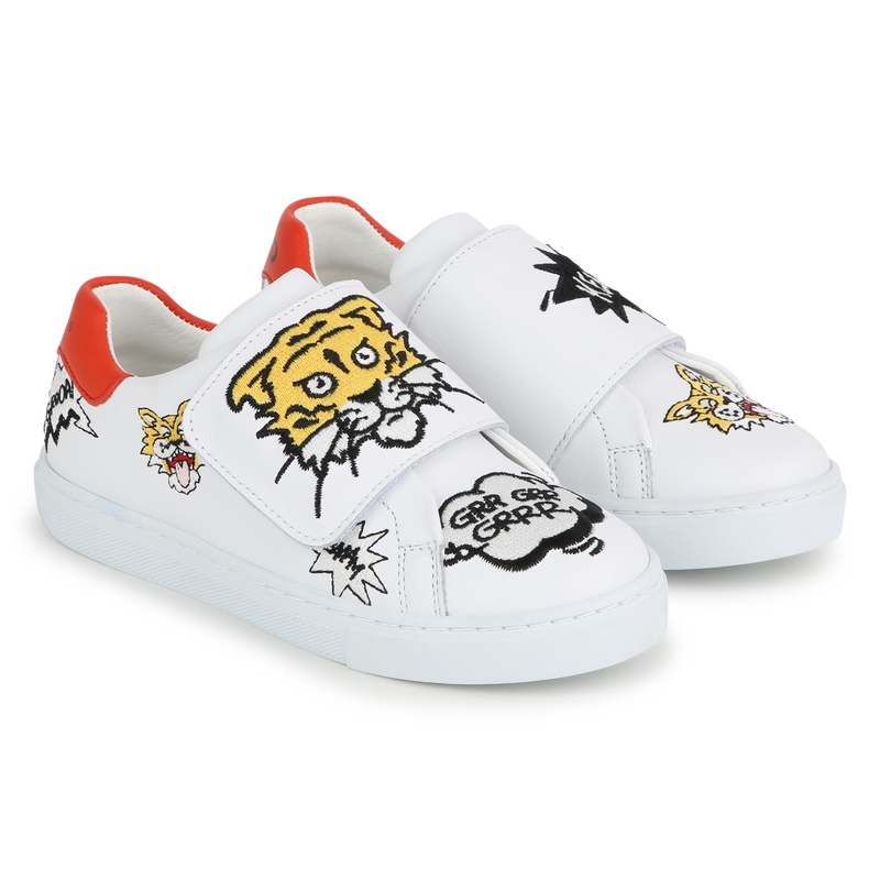Leather Velcro sneakers KENZO KIDS 
                    UNISEX