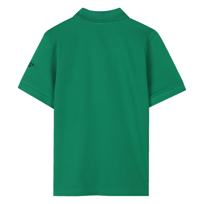 Polo with patch and embroidery KENZO KIDS 
                    UNISEX