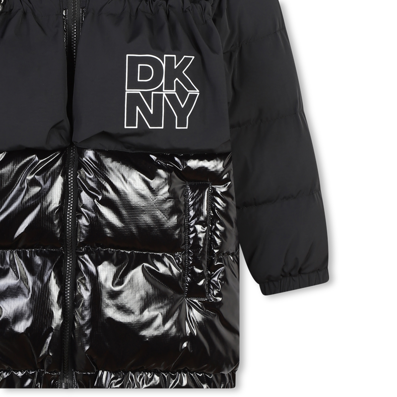 Hooded Puffer Jacket DKNY 
                    GIRL