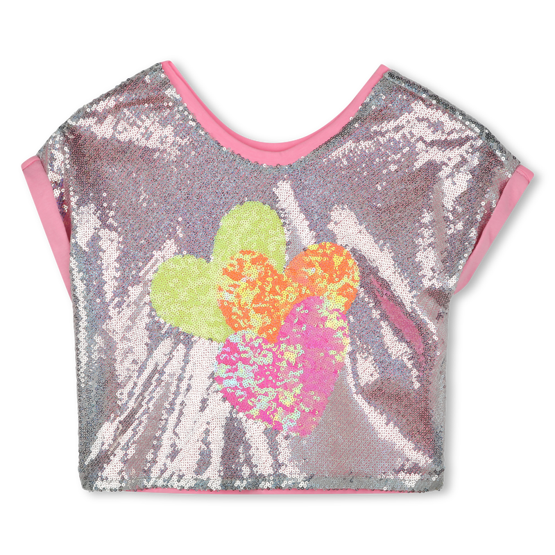Loose-fit sequin T-shirt BILLIEBLUSH 
                    GIRL