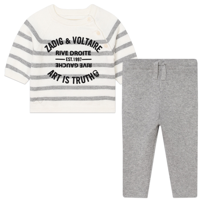 Cotton-Cashmere Blend Ensemble ZADIG & VOLTAIRE 
                    UNISEX