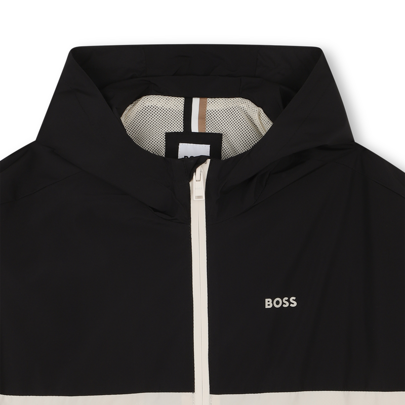 Two-tone hooded windbreaker BOSS 
                    BOY