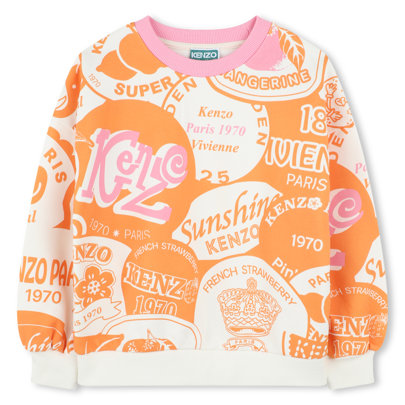 Fleece sweatshirt KENZO KIDS 
                    GIRL