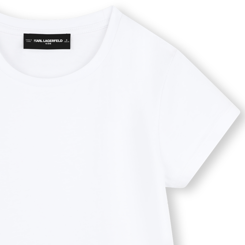 Embroidered dress KARL LAGERFELD KIDS 
                    GIRL
