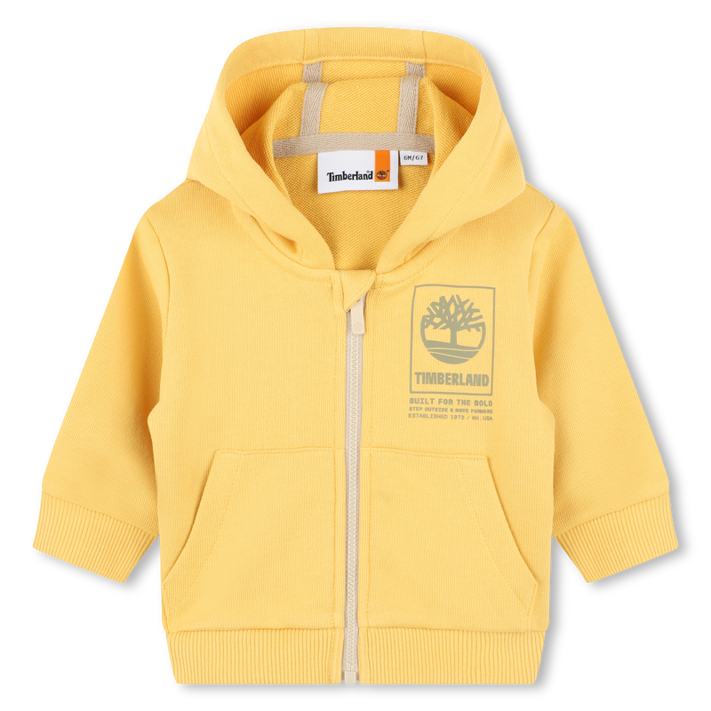Fleece Zip-Up Sweatshirt TIMBERLAND 
                    BOY