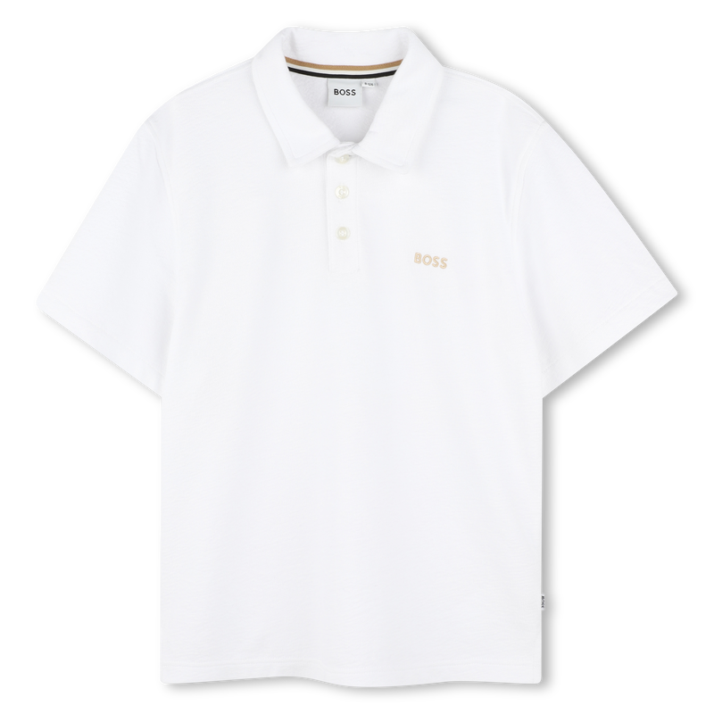 Loose-fit cotton polo shirt BOSS 
                    BOY