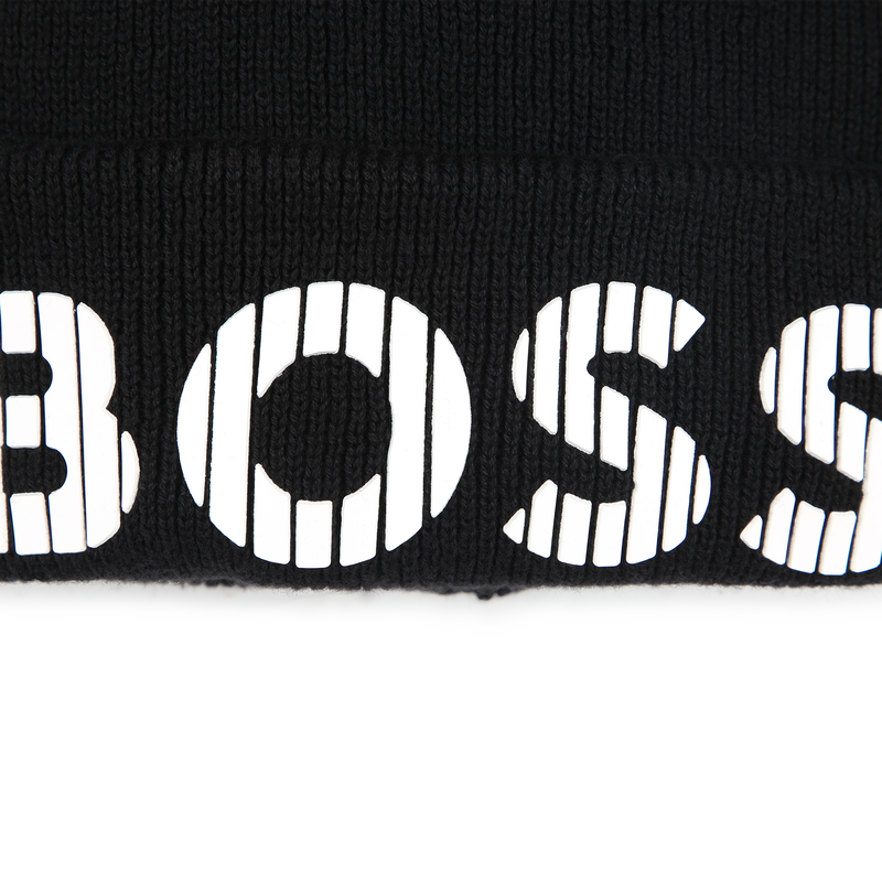 Logo Cuff Beanie BOSS 
                    BOY